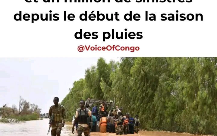 Niger : Plus de 300 m0rts et plus d’un million de sinistrés suite à des inondations, à la date du 23 septembre 2024